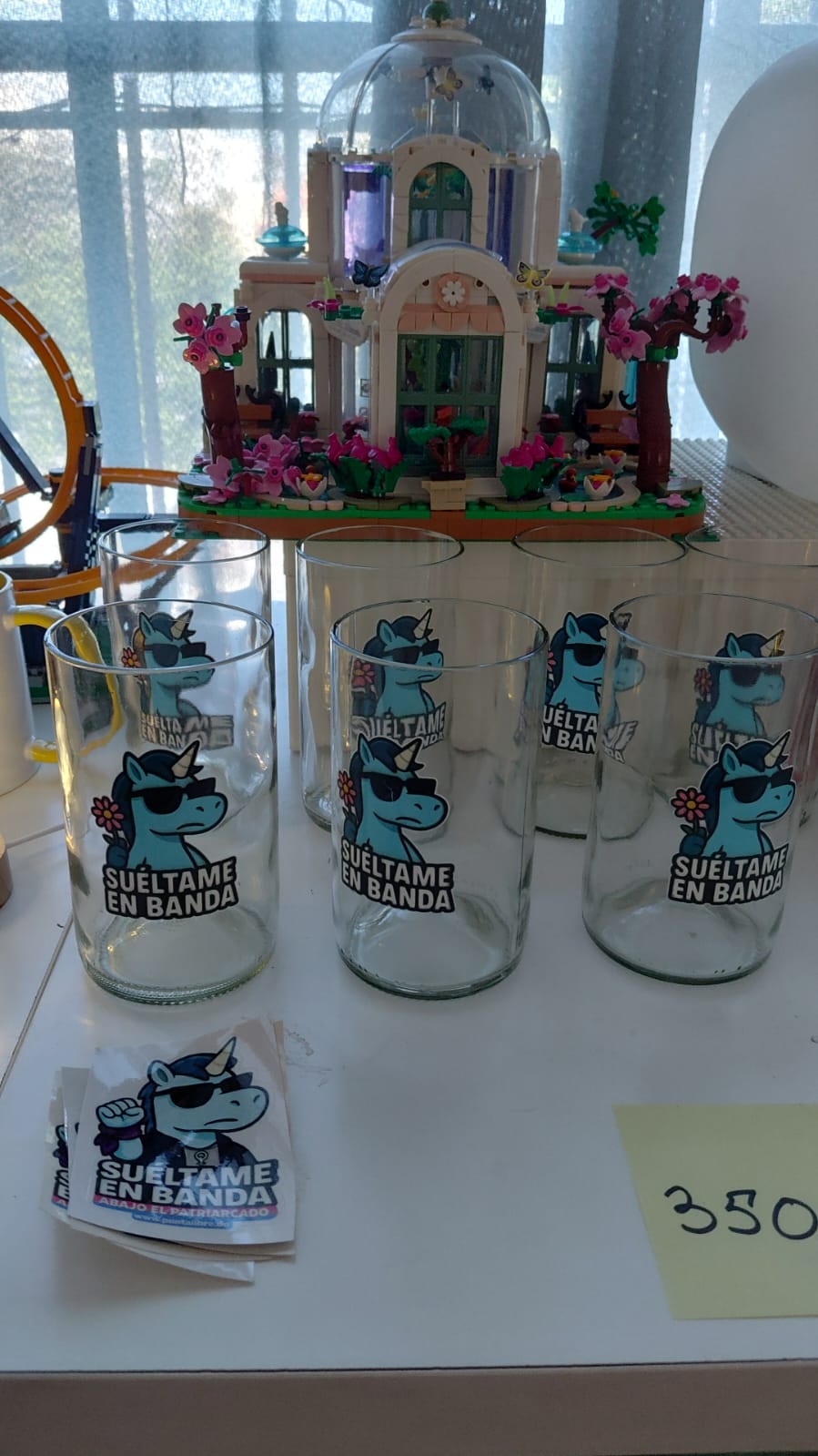 Vaso vidrio reciclado WildonLibre
