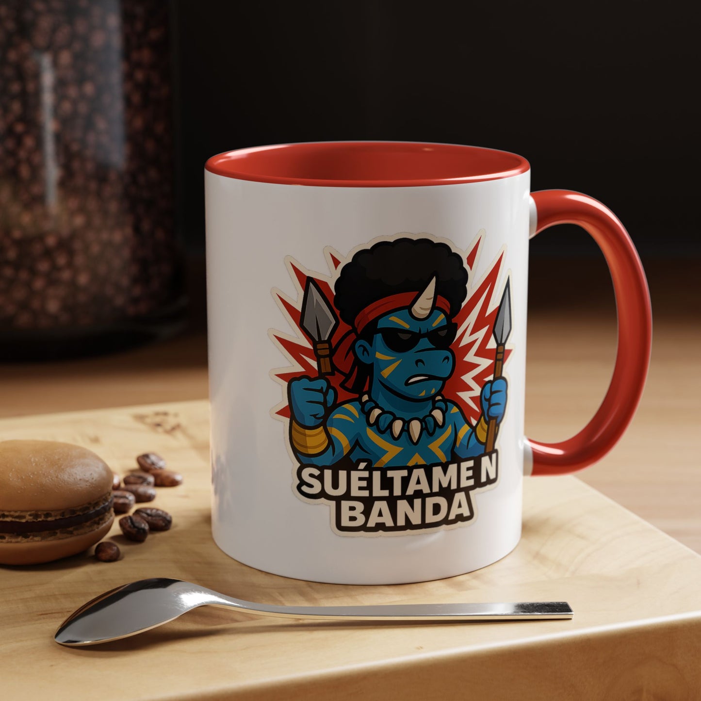DO - Taza Cerámica - Suéltame en Banda: Guerrero Ancestral