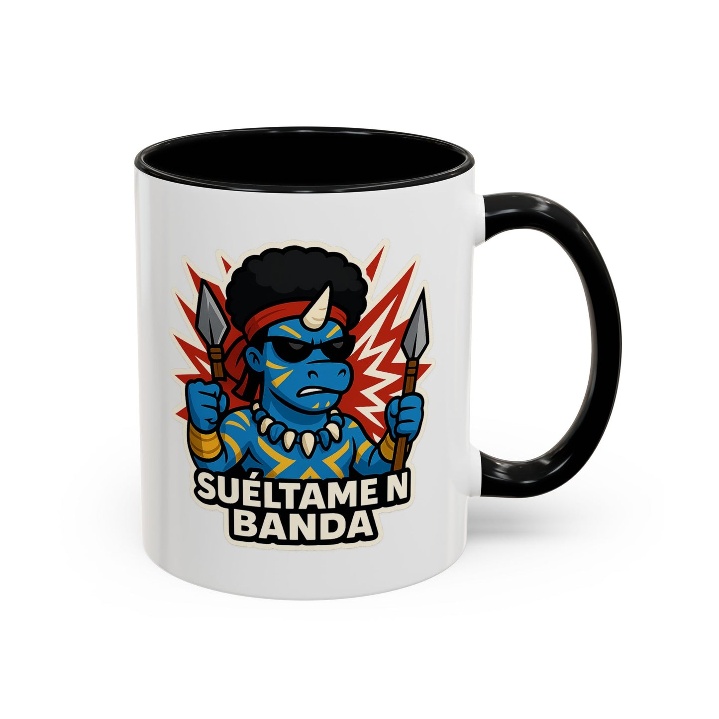 DO - Taza Cerámica - Suéltame en Banda: Guerrero Ancestral