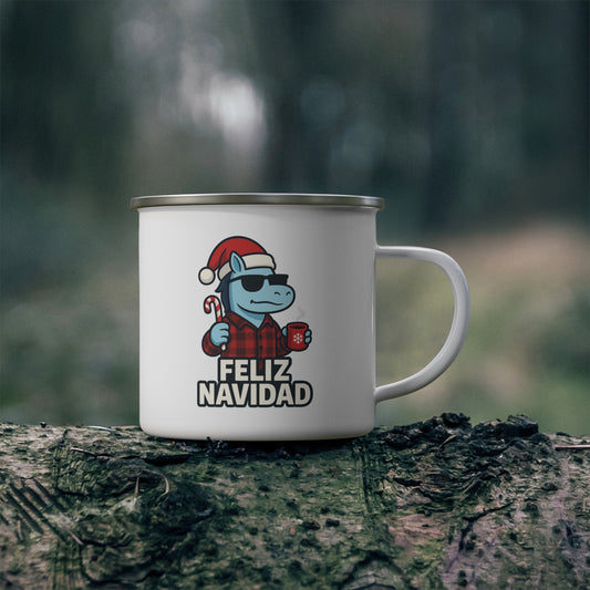 DO - Taza metálica 🎄FELIZ NAVIDAD con Flow ☕🎅🏽