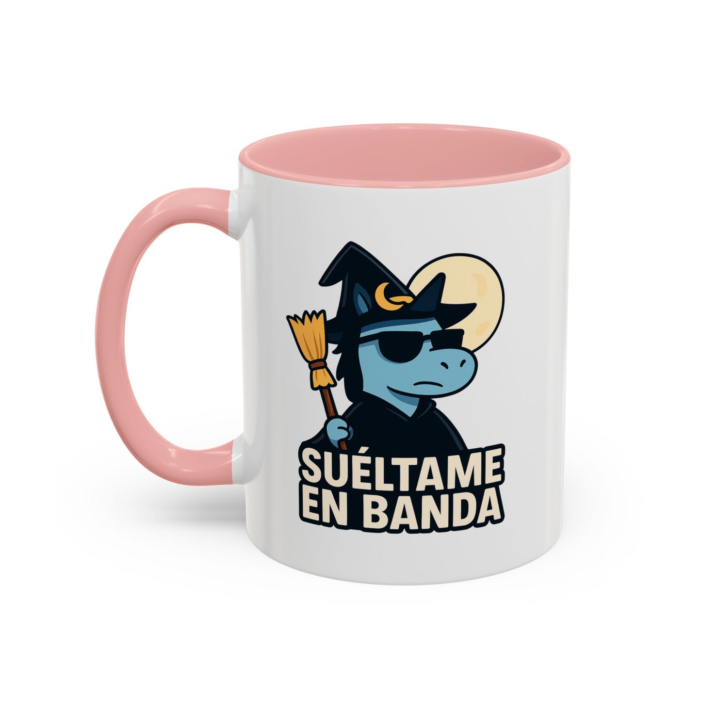 DO - Taza Cerámica 🧹Suéltame en Banda (Edición Bruja Fría y Lejana)