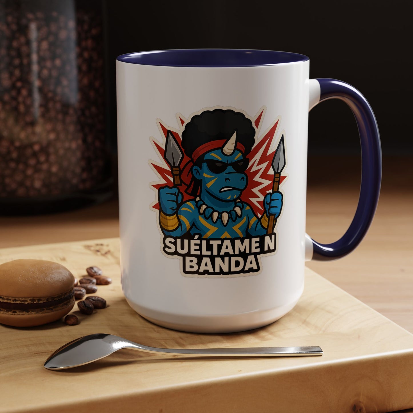 DO - Taza Cerámica - Suéltame en Banda: Guerrero Ancestral