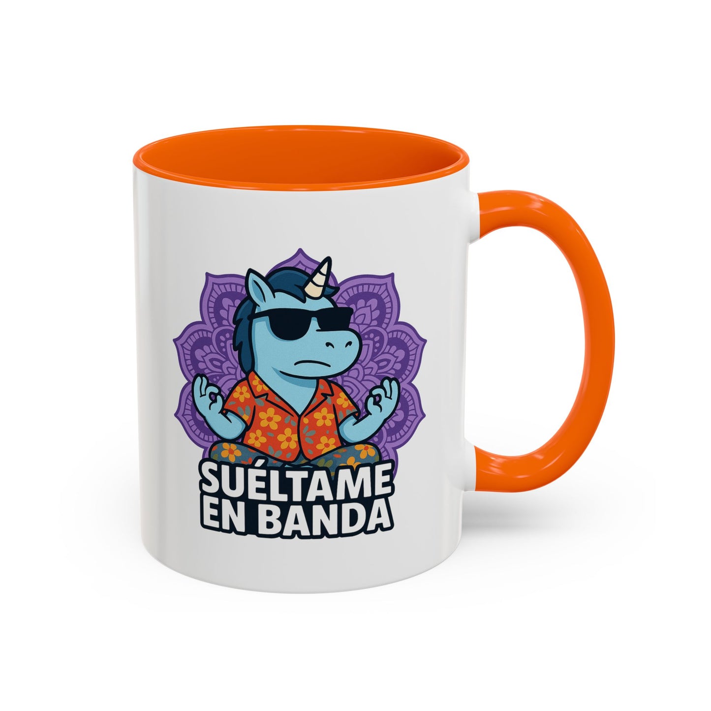 DO - Taza Cerámica🧘🏽‍♂️ Suéltame en Banda (Edición Mandala)