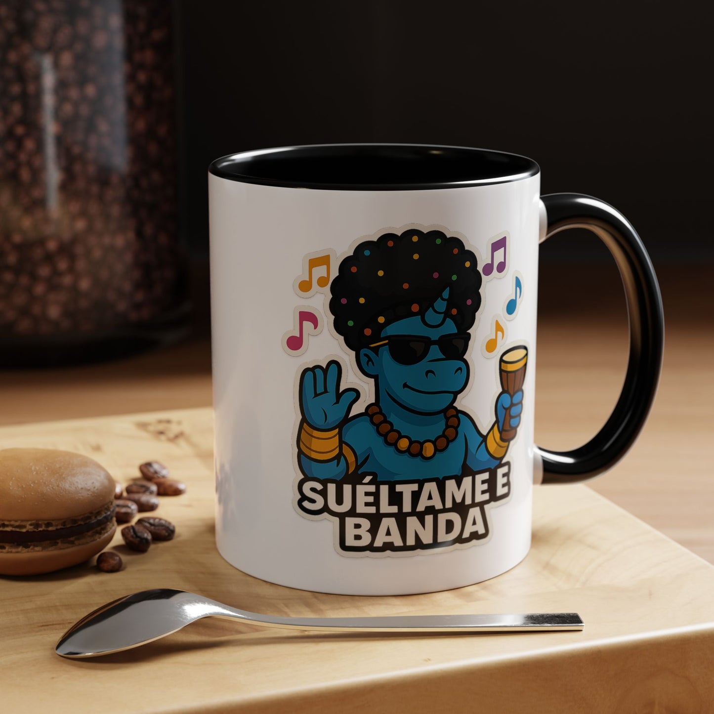 DO - Taza Cerámica - Suéltame en Banda: Deidad del Ritmo y la Danza