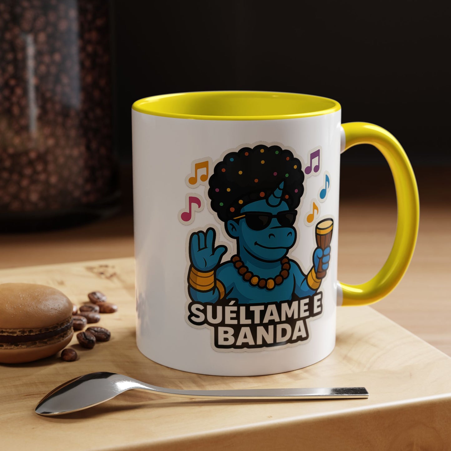 DO - Taza Cerámica - Suéltame en Banda: Deidad del Ritmo y la Danza