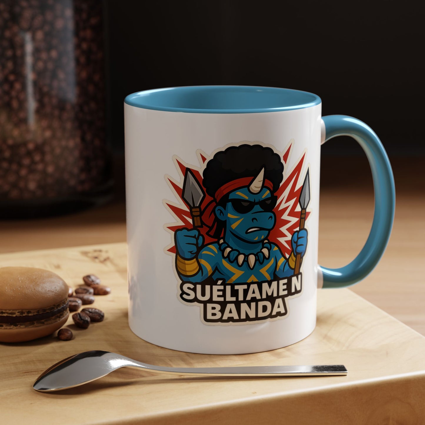 DO - Taza Cerámica - Suéltame en Banda: Guerrero Ancestral