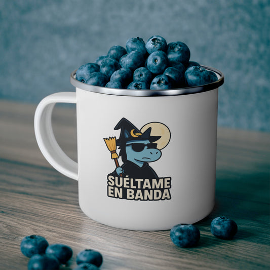 DO - Taza metálica - 🧹Suéltame en Banda (Edición Bruja Fría y Lejana)
