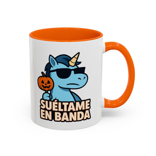 DO - Taza cerámica - 🎃 Suéltame en Banda (Edición Halloween)