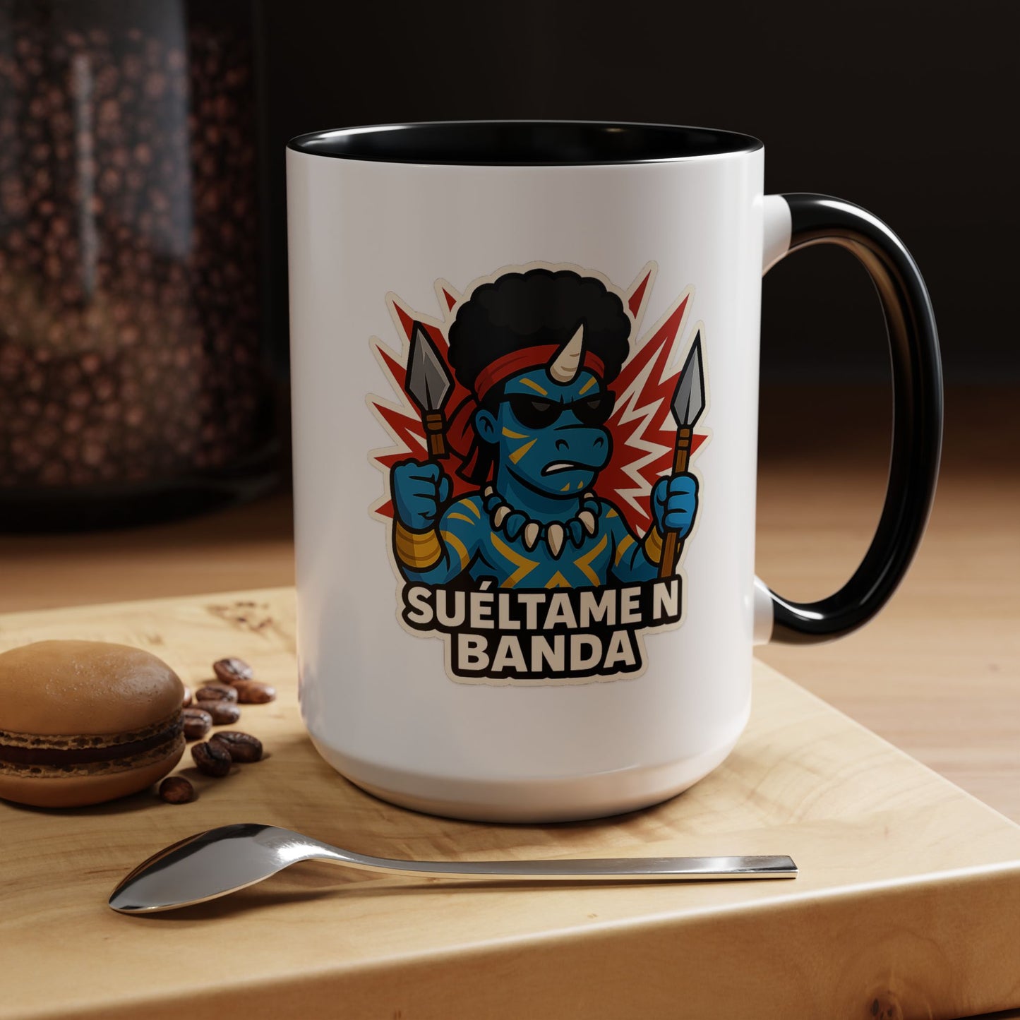 DO - Taza Cerámica - Suéltame en Banda: Guerrero Ancestral