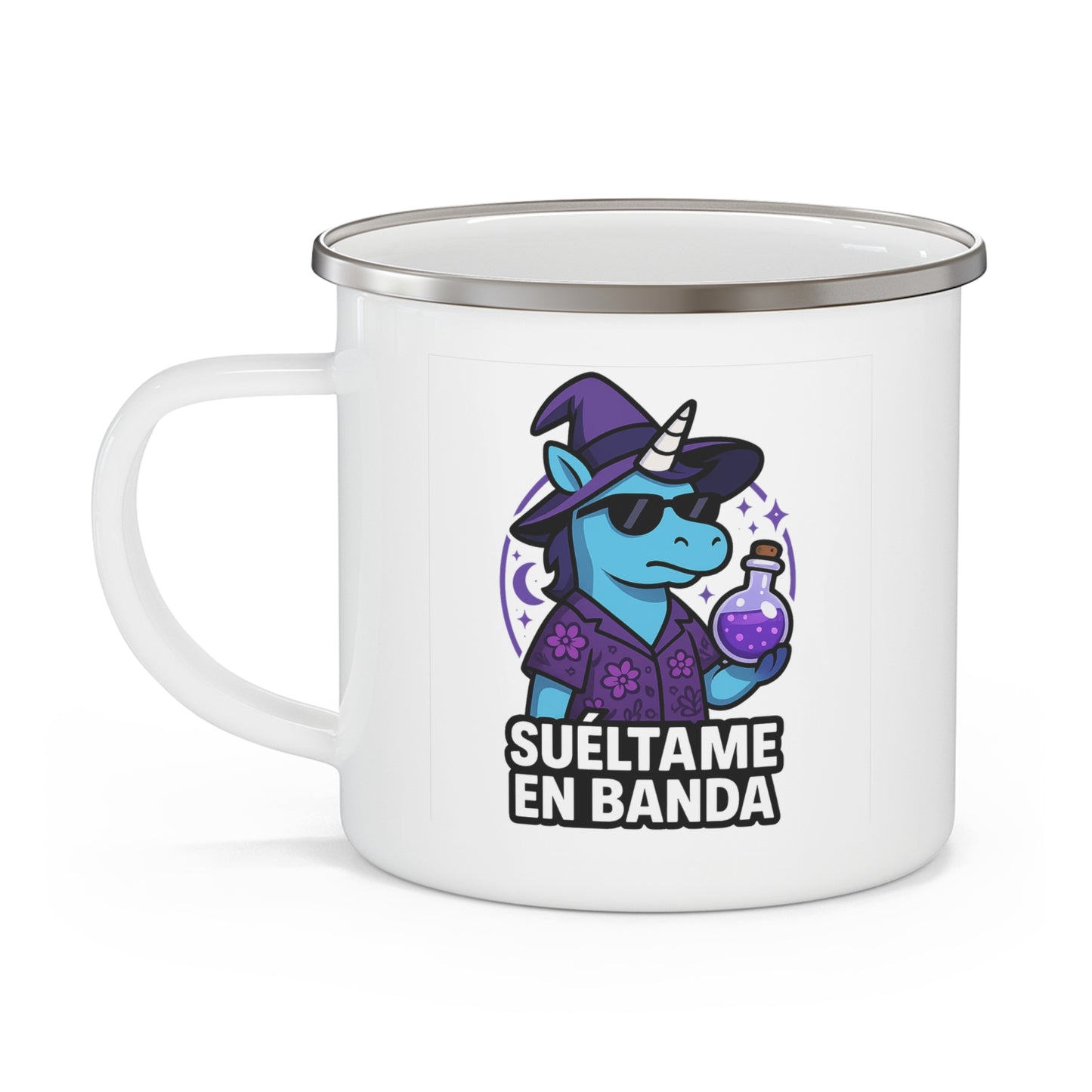 DO - Taza metálica 🔮 Suéltame en Banda (Edición Bruja Pasiva-Aggresiva)
