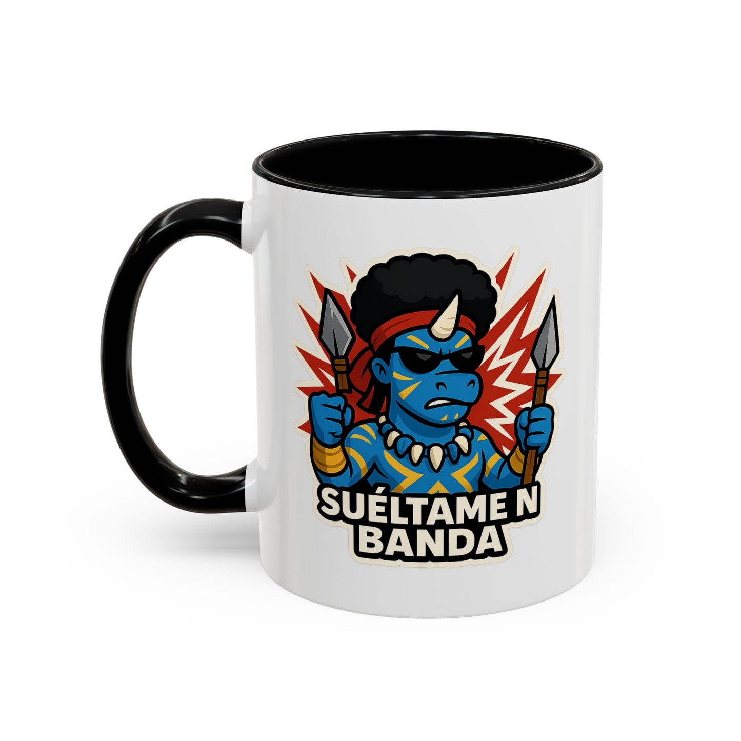 DO - Taza Cerámica - Suéltame en Banda: Guerrero Ancestral