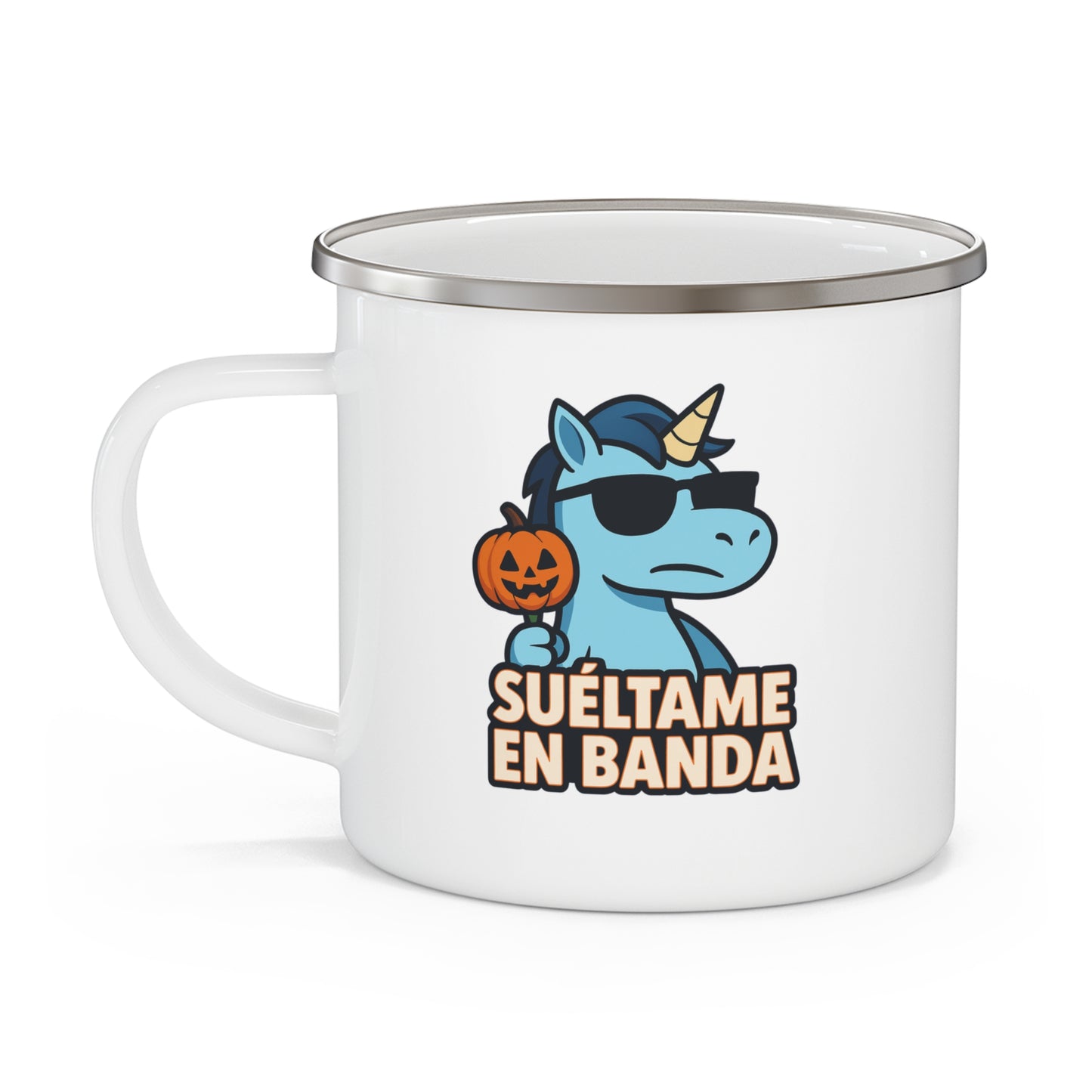 DO - Taza metálica - 🎃 Suéltame en Banda (Edición Halloween 2)