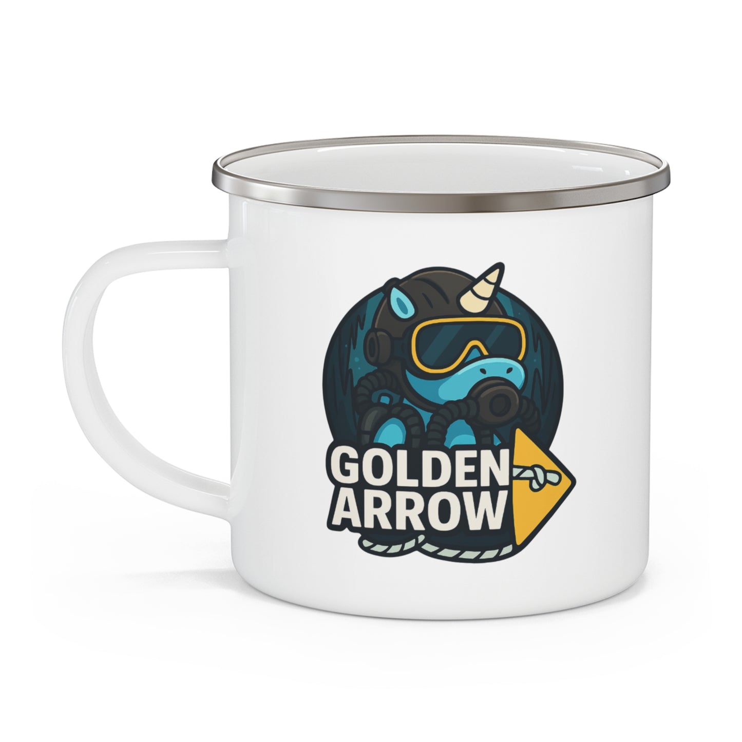 DO - Taza metálica - 💥Golden Arrow (Edición Cueva Submarina)