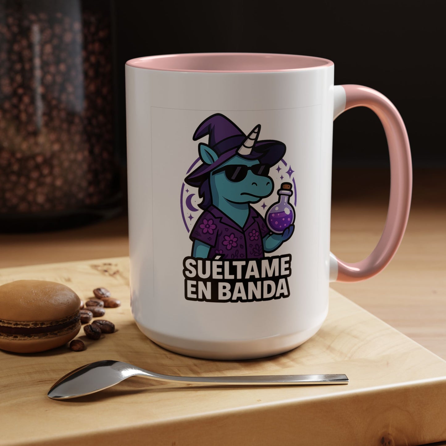 DO - Taza Cerámica 🔮 Suéltame en Banda (Edición Bruja Pasiva-Aggresiva)