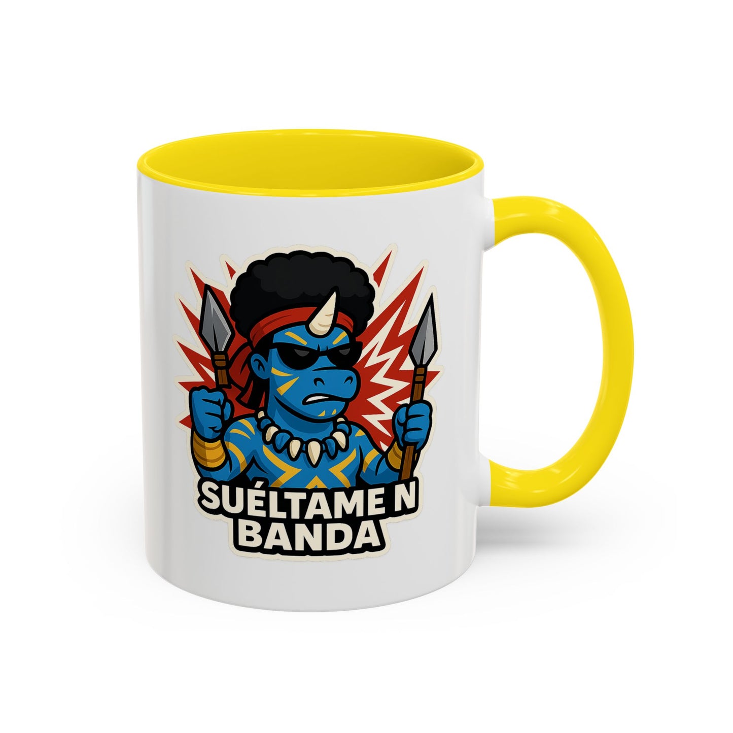 DO - Taza Cerámica - Suéltame en Banda: Guerrero Ancestral