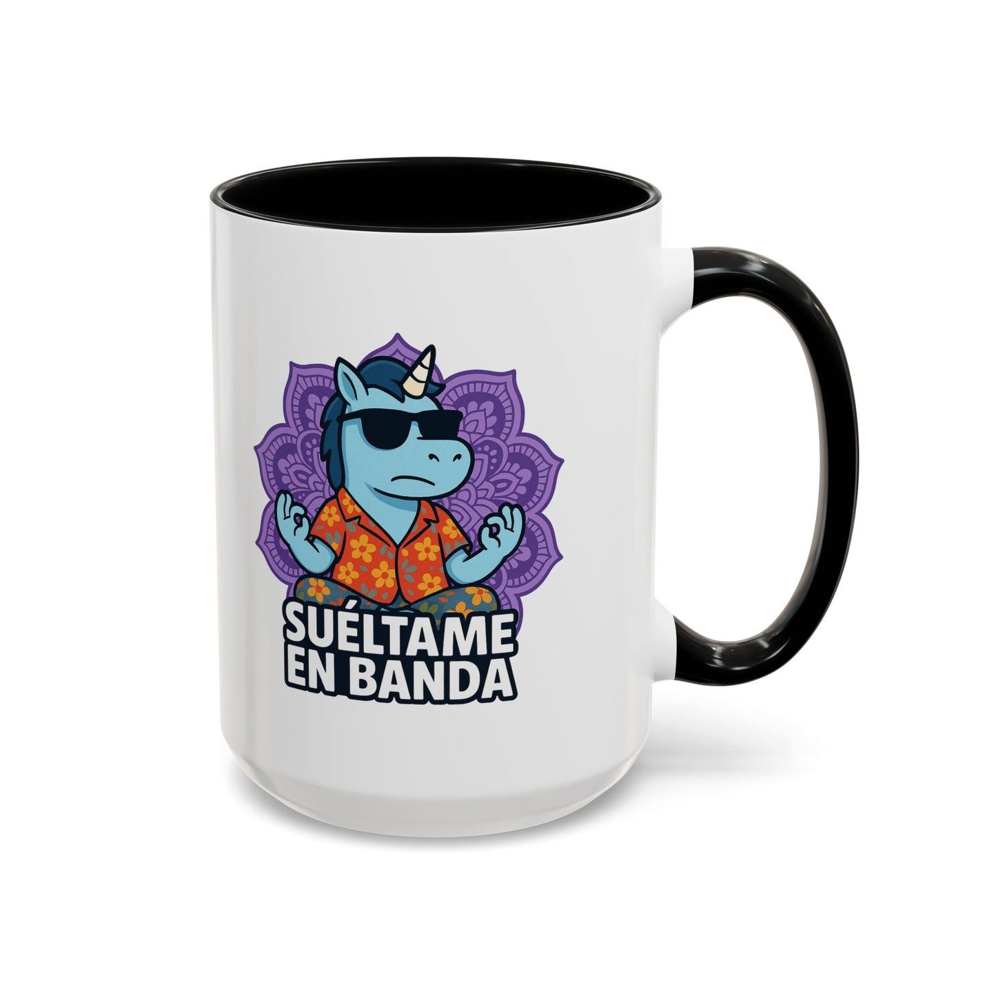 DO - Taza Cerámica🧘🏽‍♂️ Suéltame en Banda (Edición Mandala)