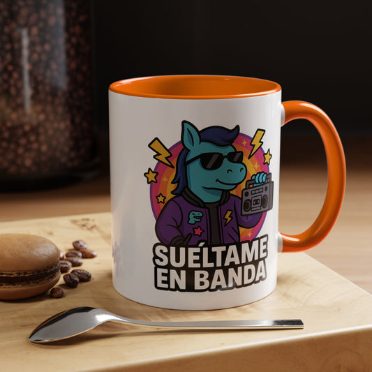 DO - Taza Cerámica 📻 Suéltame en Banda (Reset BoomBox)