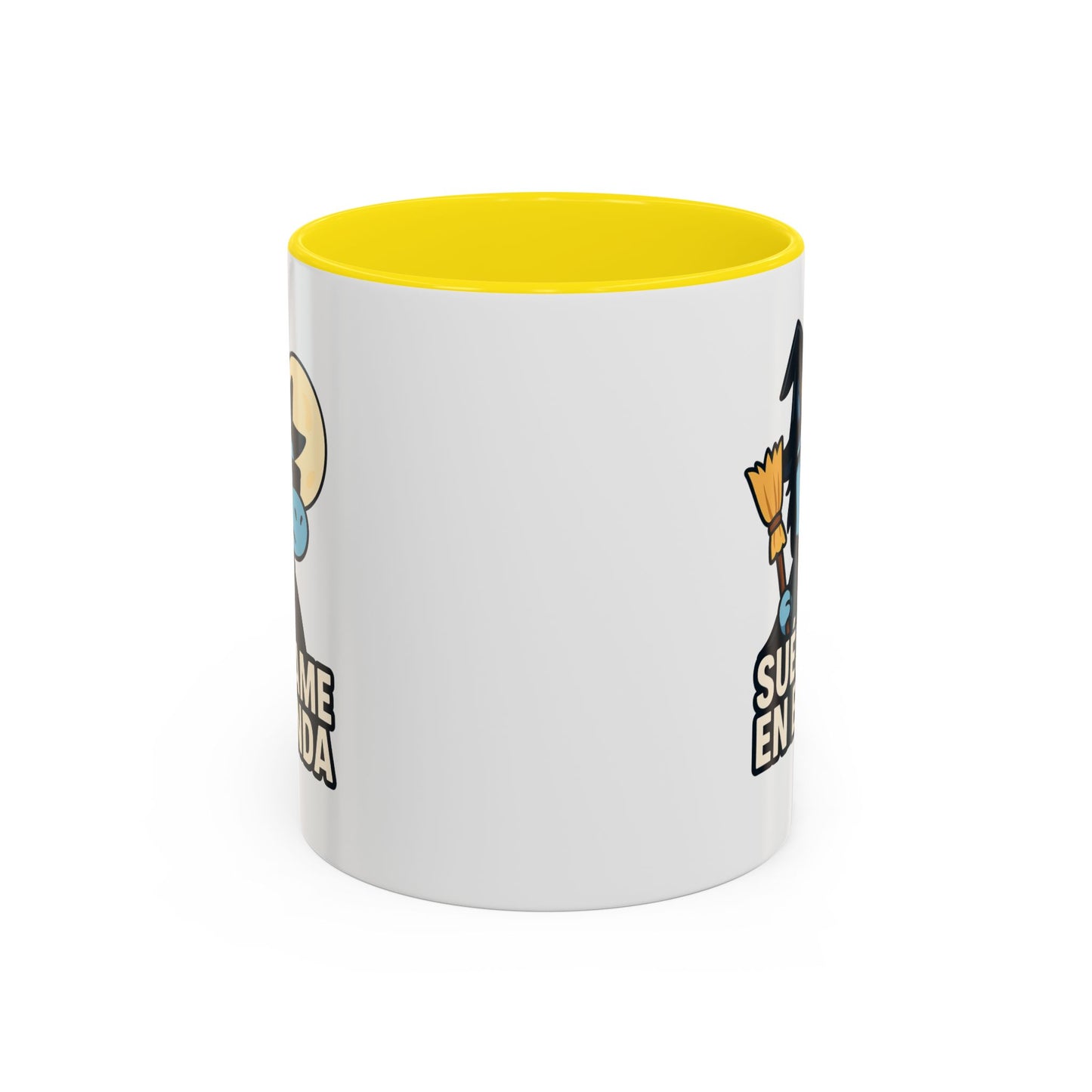 DO - Taza Cerámica 🧹Suéltame en Banda (Edición Bruja Fría y Lejana)