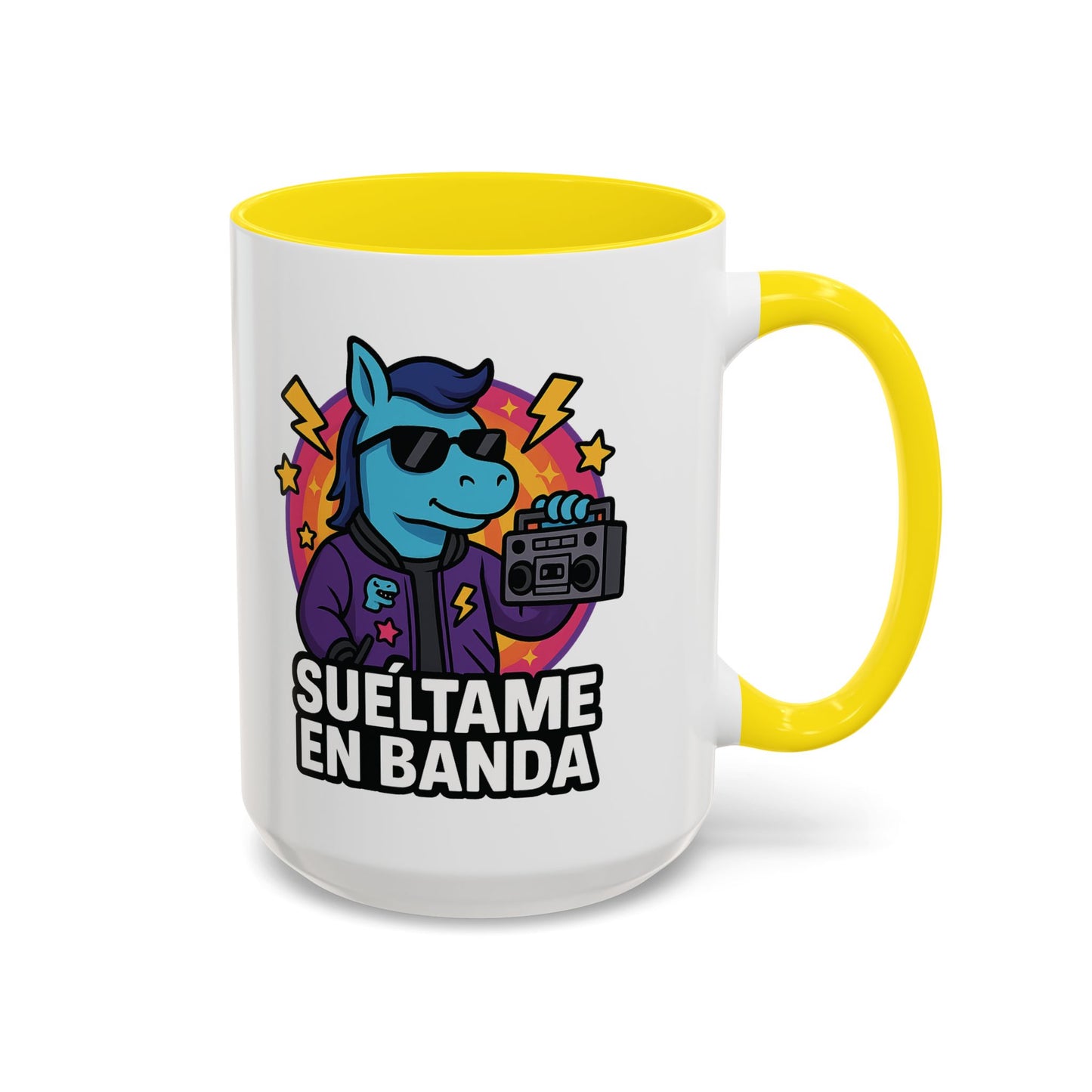 DO - Taza Cerámica 📻 Suéltame en Banda (Reset BoomBox)