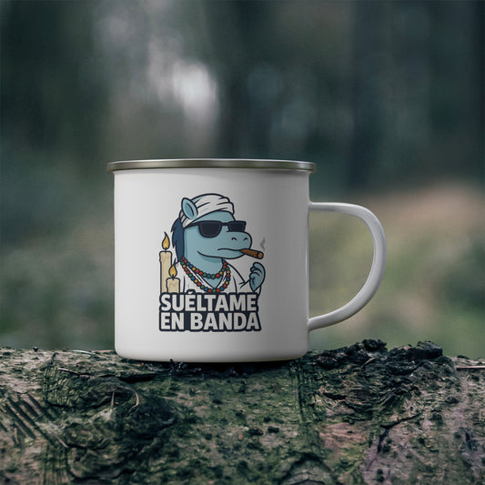 DO - Taza metálica - Suéltame en Banda Santería Edition
