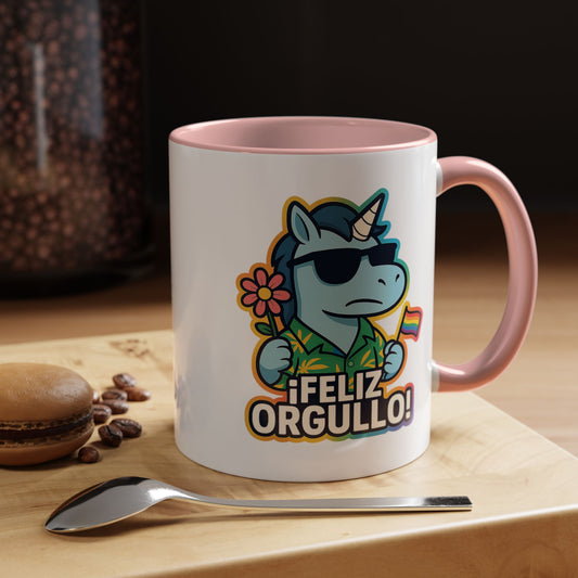 DO - Taza Cerámica - Suéltame en Banda Feliz Orgullo Edition