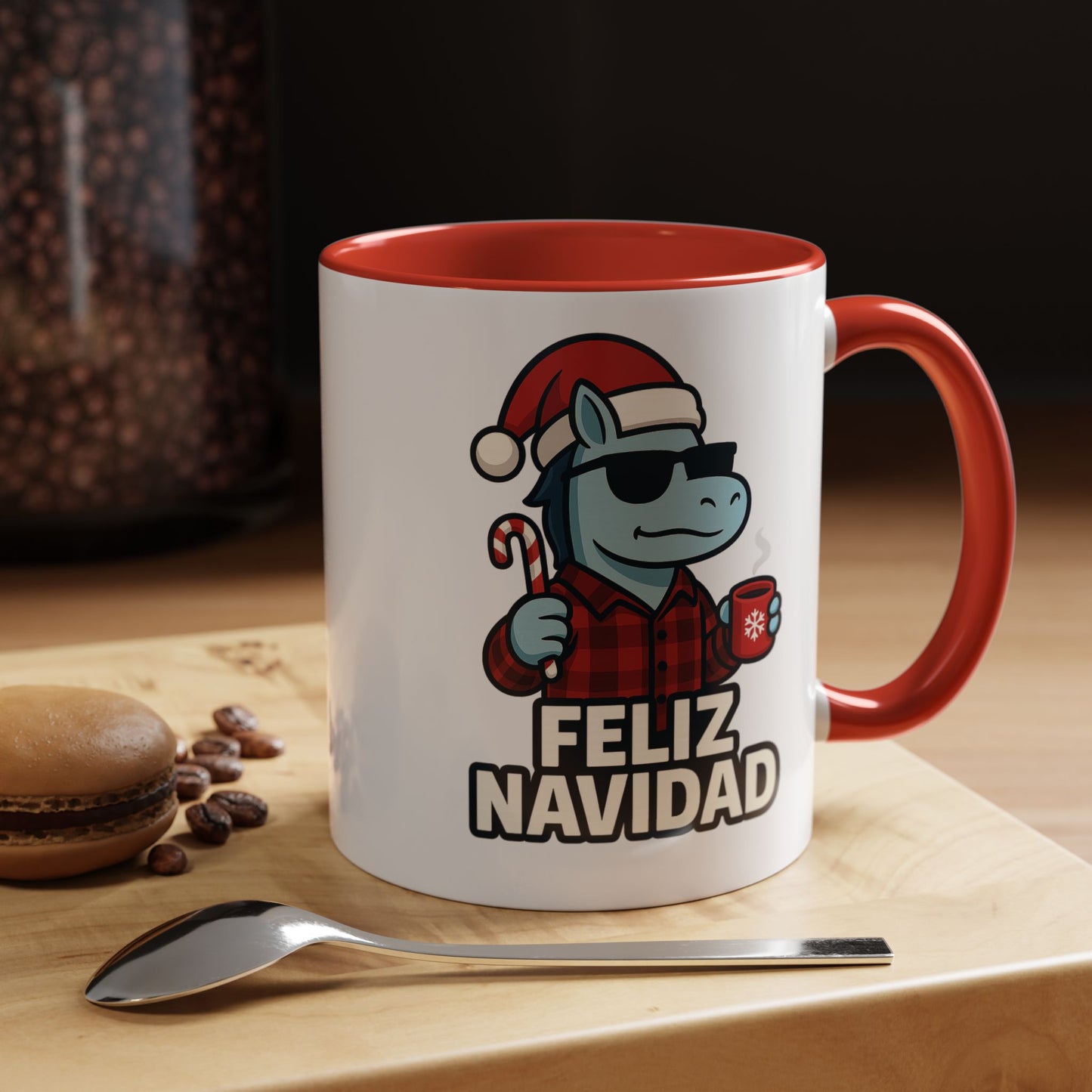DO - Taza Cerámica🎄Navidad - FELIZ NAVIDAD con Flow ☕🎅🏽
