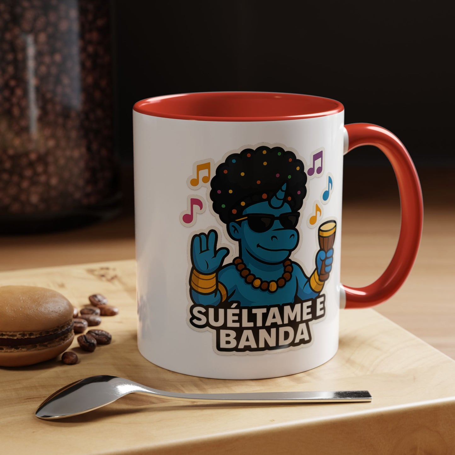 DO - Taza Cerámica - Suéltame en Banda: Deidad del Ritmo y la Danza