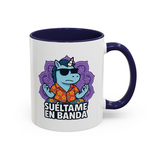 DO - Taza Cerámica🧘🏽‍♂️ Suéltame en Banda (Edición Mandala)
