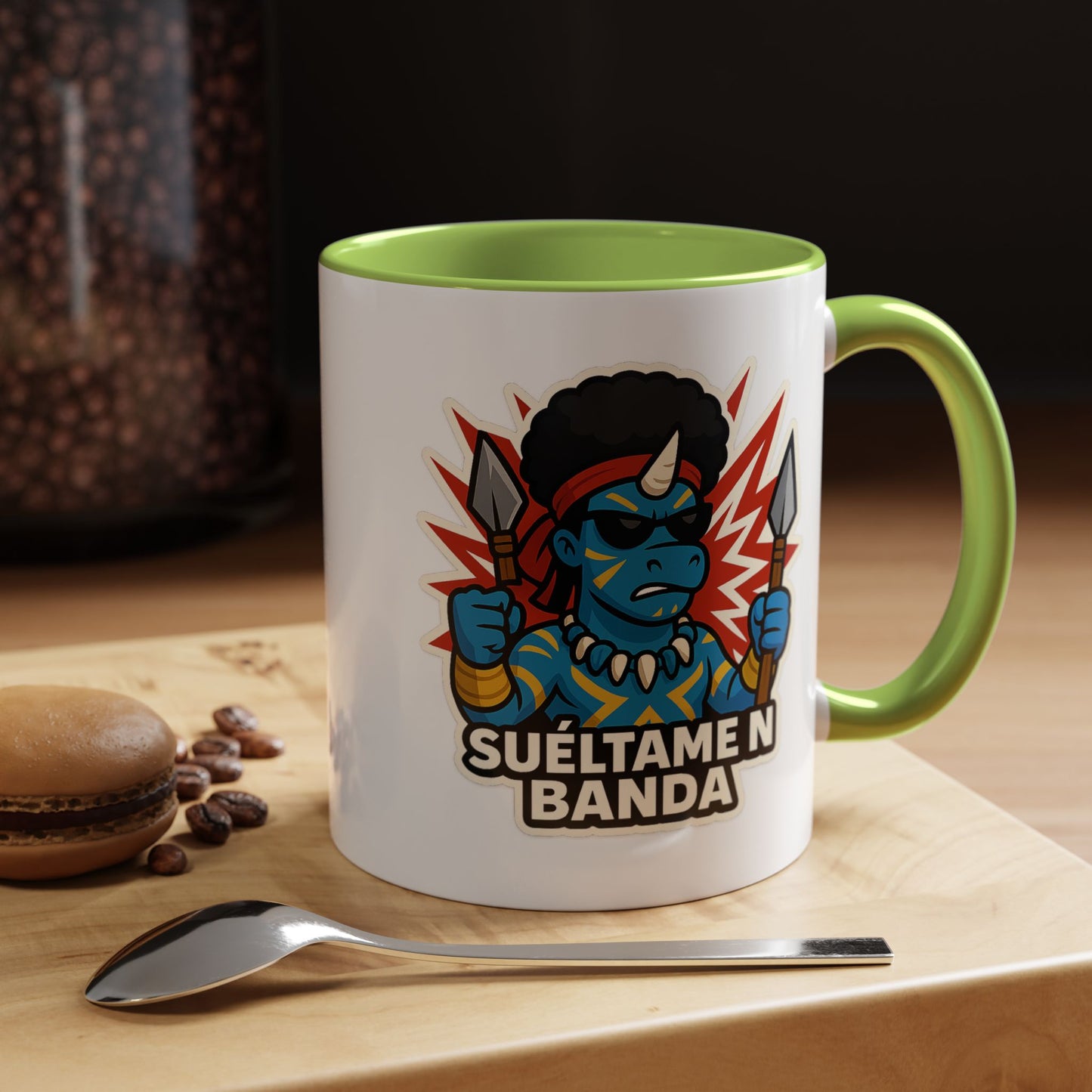 DO - Taza Cerámica - Suéltame en Banda: Guerrero Ancestral