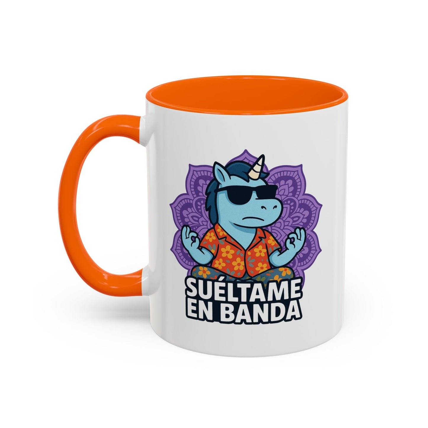 DO - Taza Cerámica🧘🏽‍♂️ Suéltame en Banda (Edición Mandala)