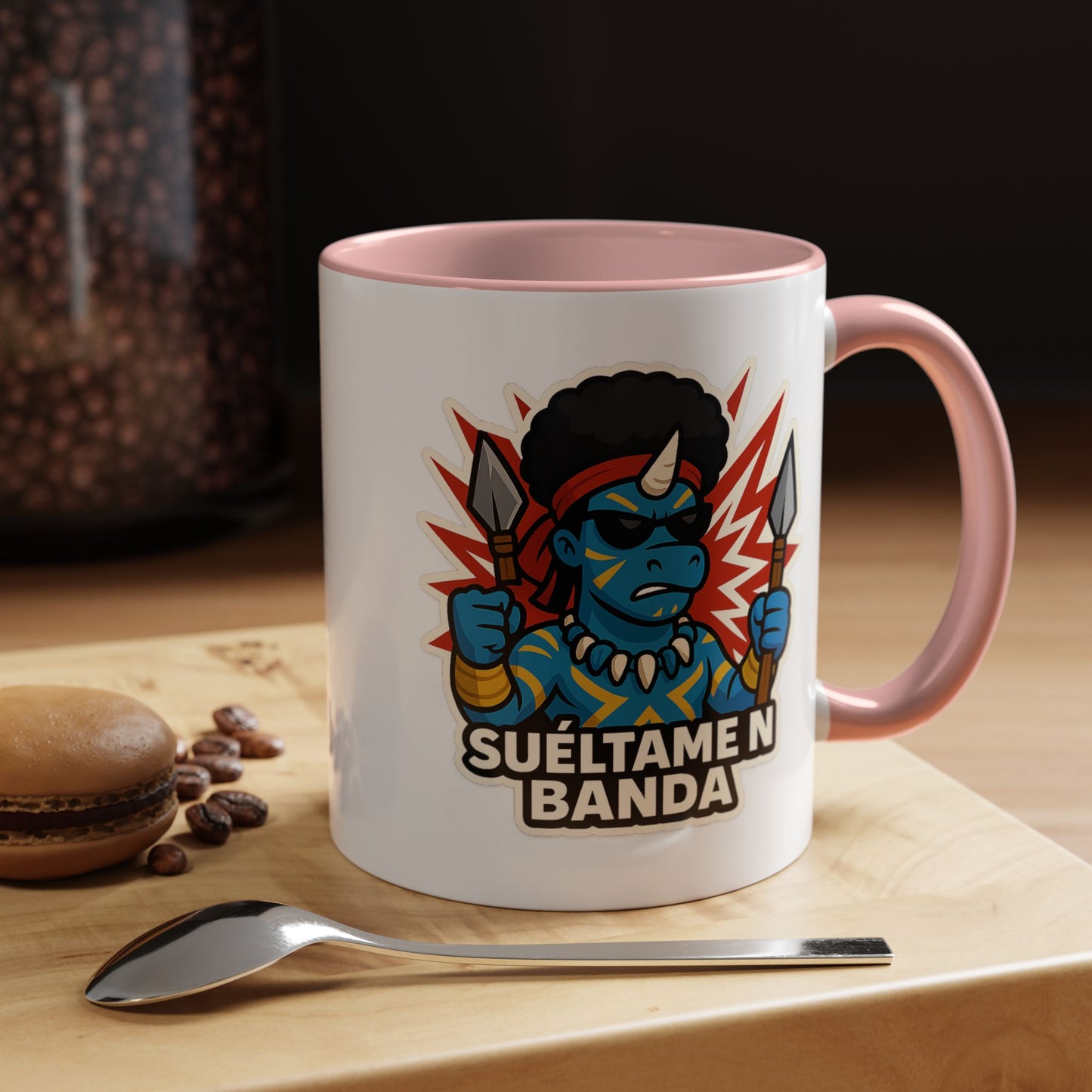 DO - Taza Cerámica - Suéltame en Banda: Guerrero Ancestral