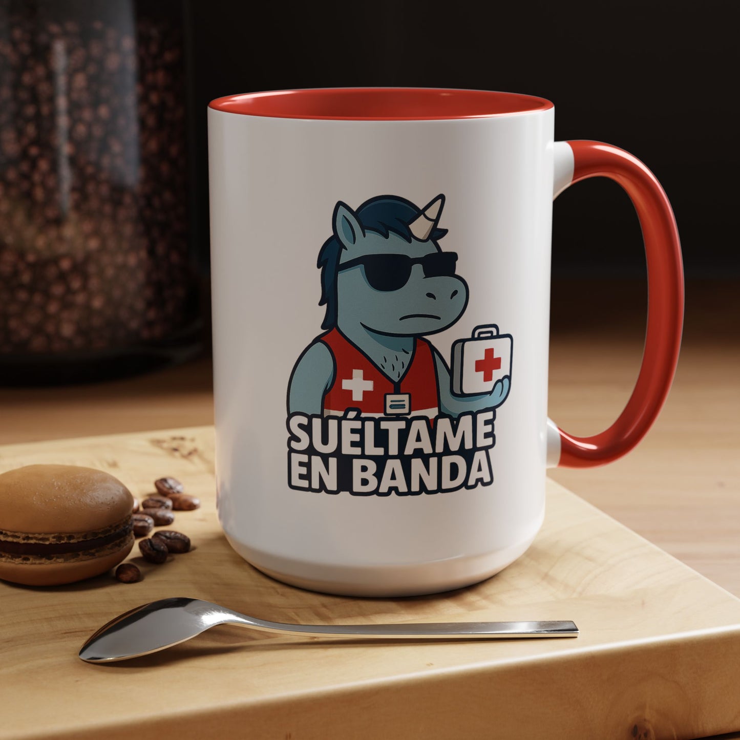 DO - Taza Cerámica - Suéltame en Banda: Humanitario Cruz roja