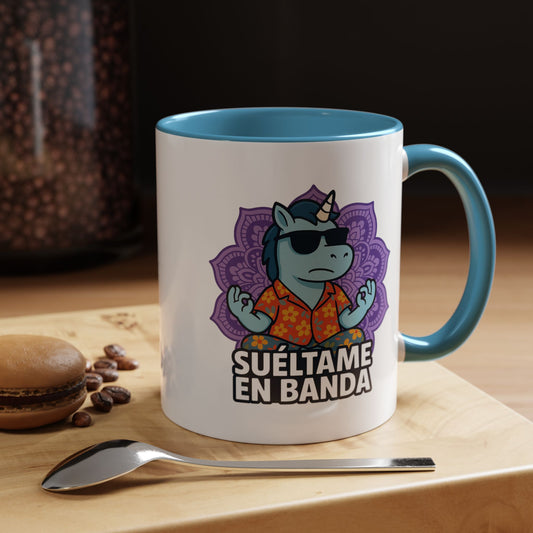 DO - Taza Cerámica🧘🏽‍♂️ Suéltame en Banda (Edición Mandala)