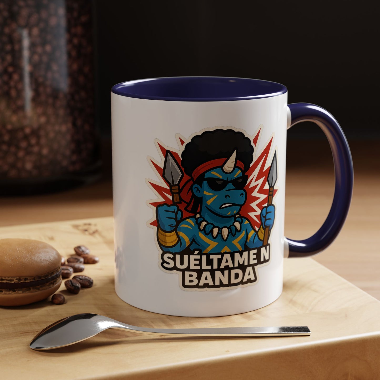 DO - Taza Cerámica - Suéltame en Banda: Guerrero Ancestral