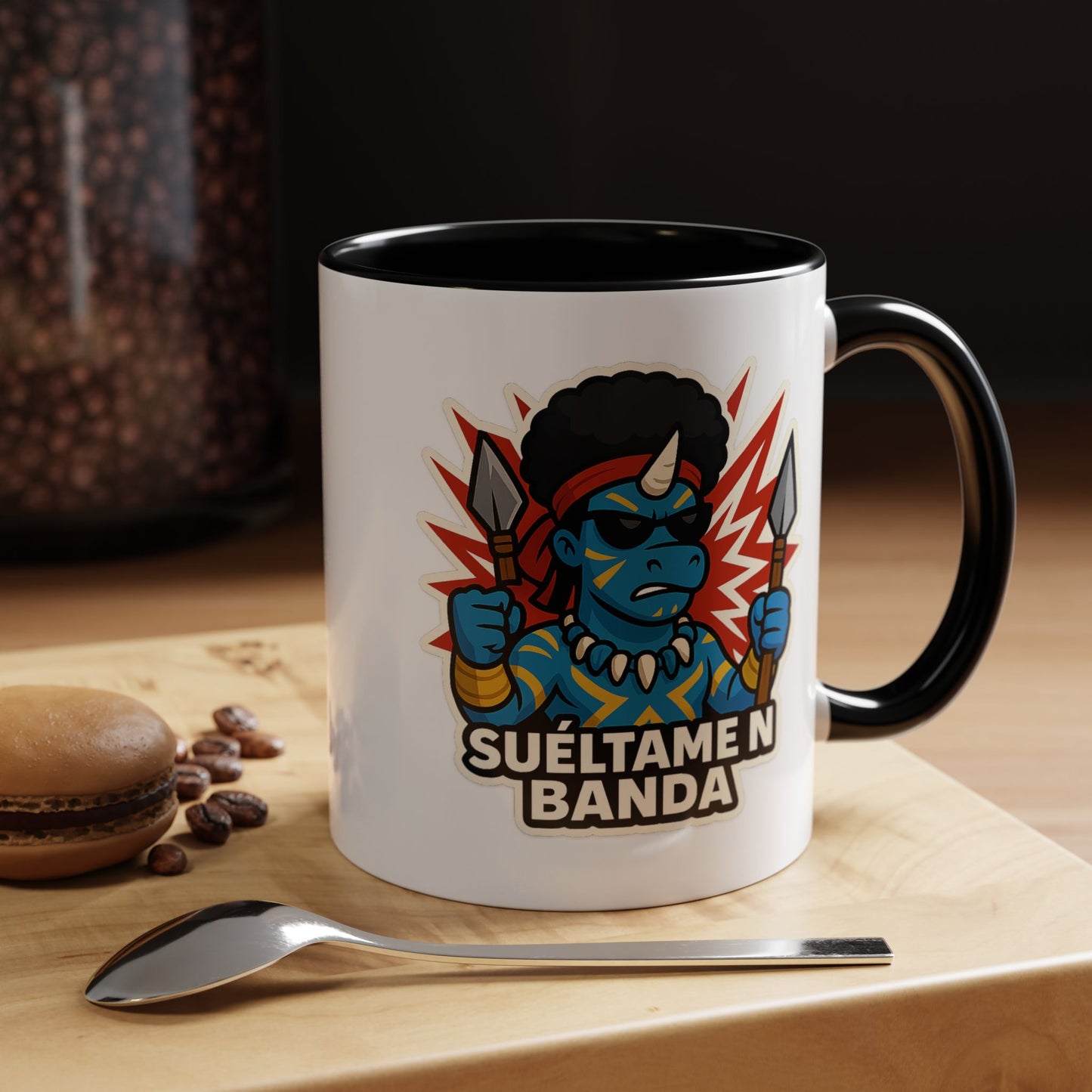 DO - Taza Cerámica - Suéltame en Banda: Guerrero Ancestral