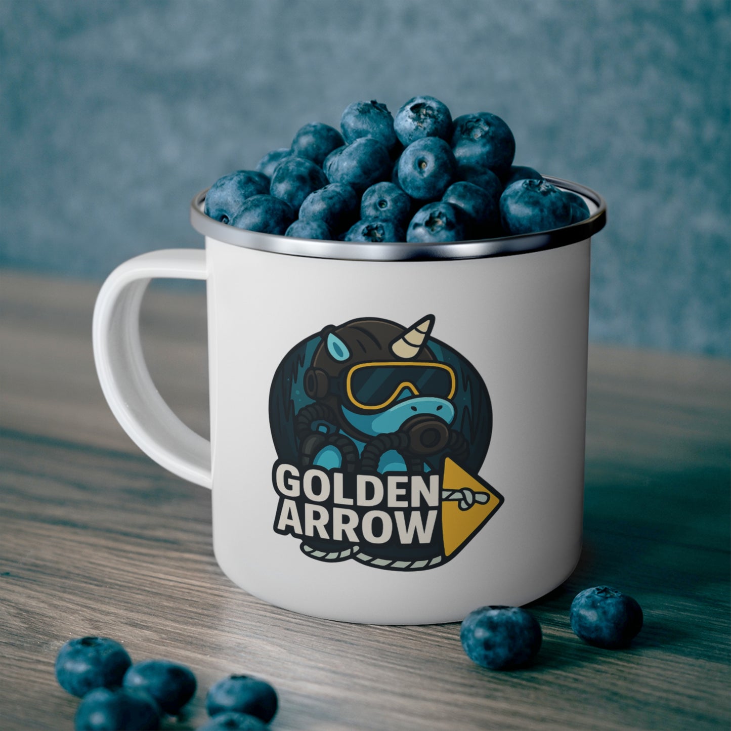 DO - Taza metálica - 💥Golden Arrow (Edición Cueva Submarina)