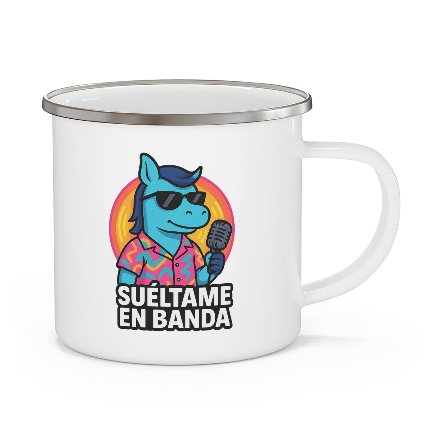 DO - Taza metálica - 🎙️ Suéltame en Banda (Reset Retro Mic)