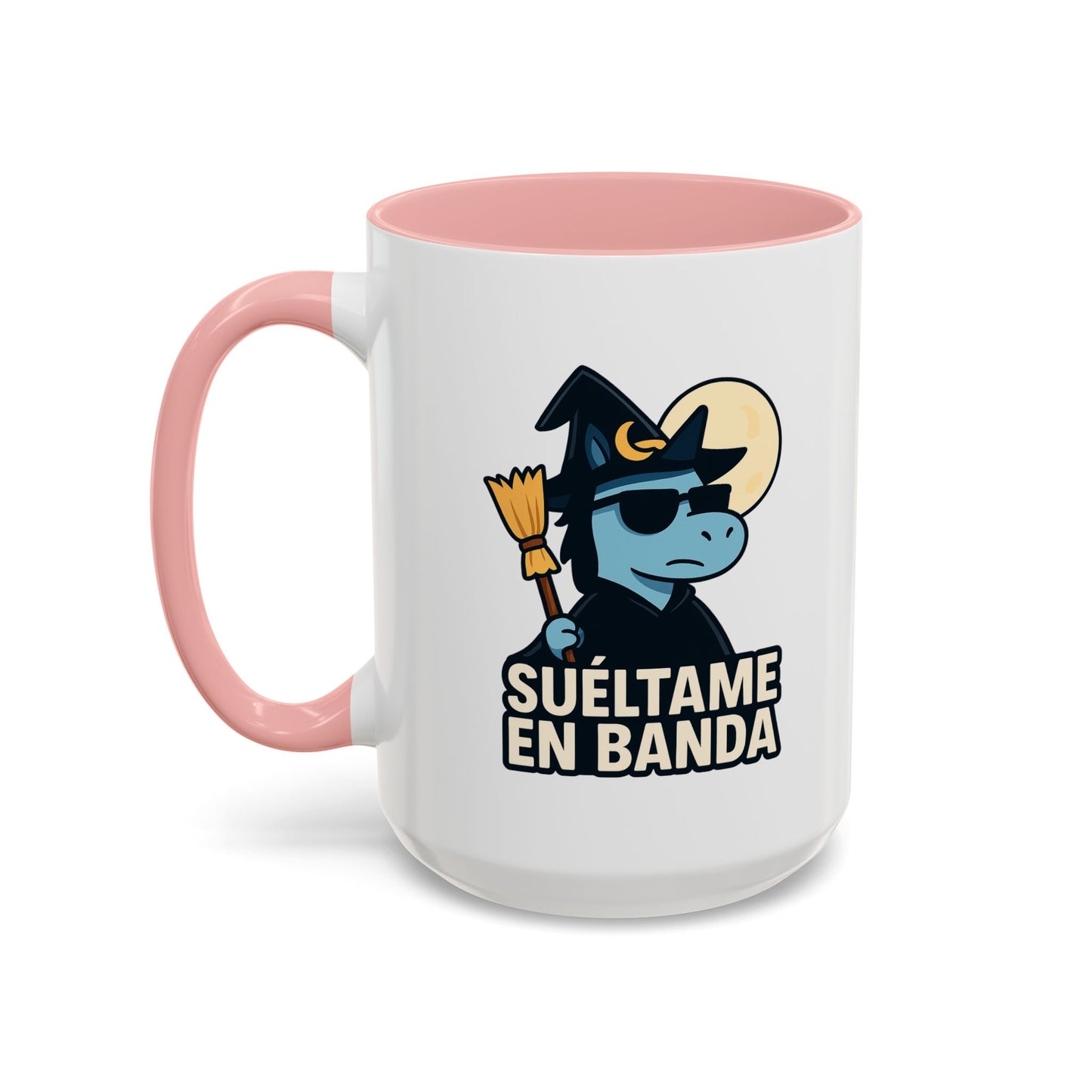 DO - Taza Cerámica 🧹Suéltame en Banda (Edición Bruja Fría y Lejana)