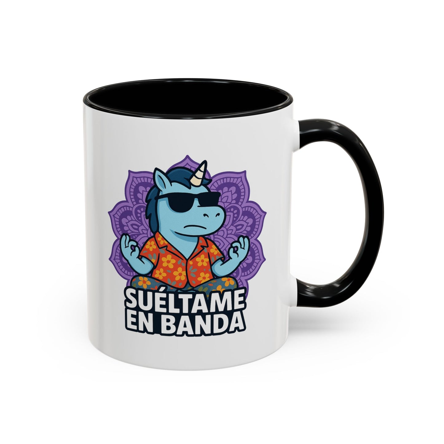 DO - Taza Cerámica🧘🏽‍♂️ Suéltame en Banda (Edición Mandala)