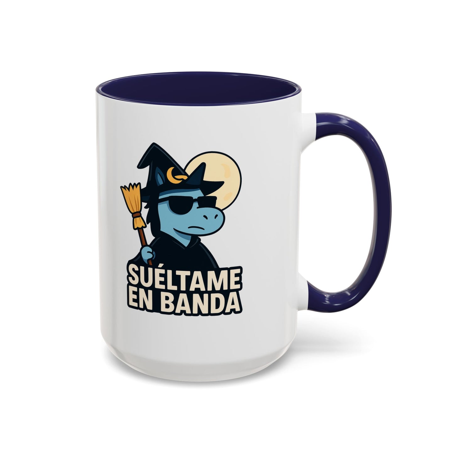 DO - Taza Cerámica 🧹Suéltame en Banda (Edición Bruja Fría y Lejana)