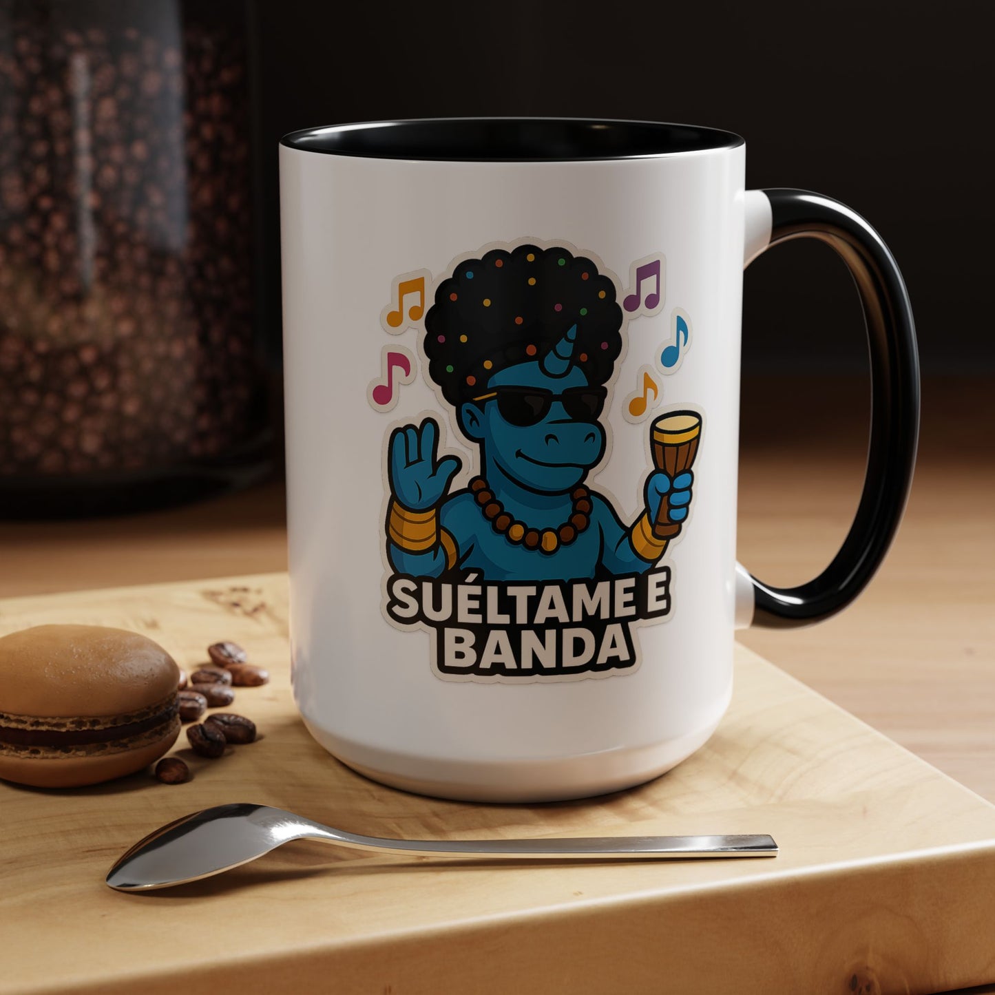 DO - Taza Cerámica - Suéltame en Banda: Deidad del Ritmo y la Danza