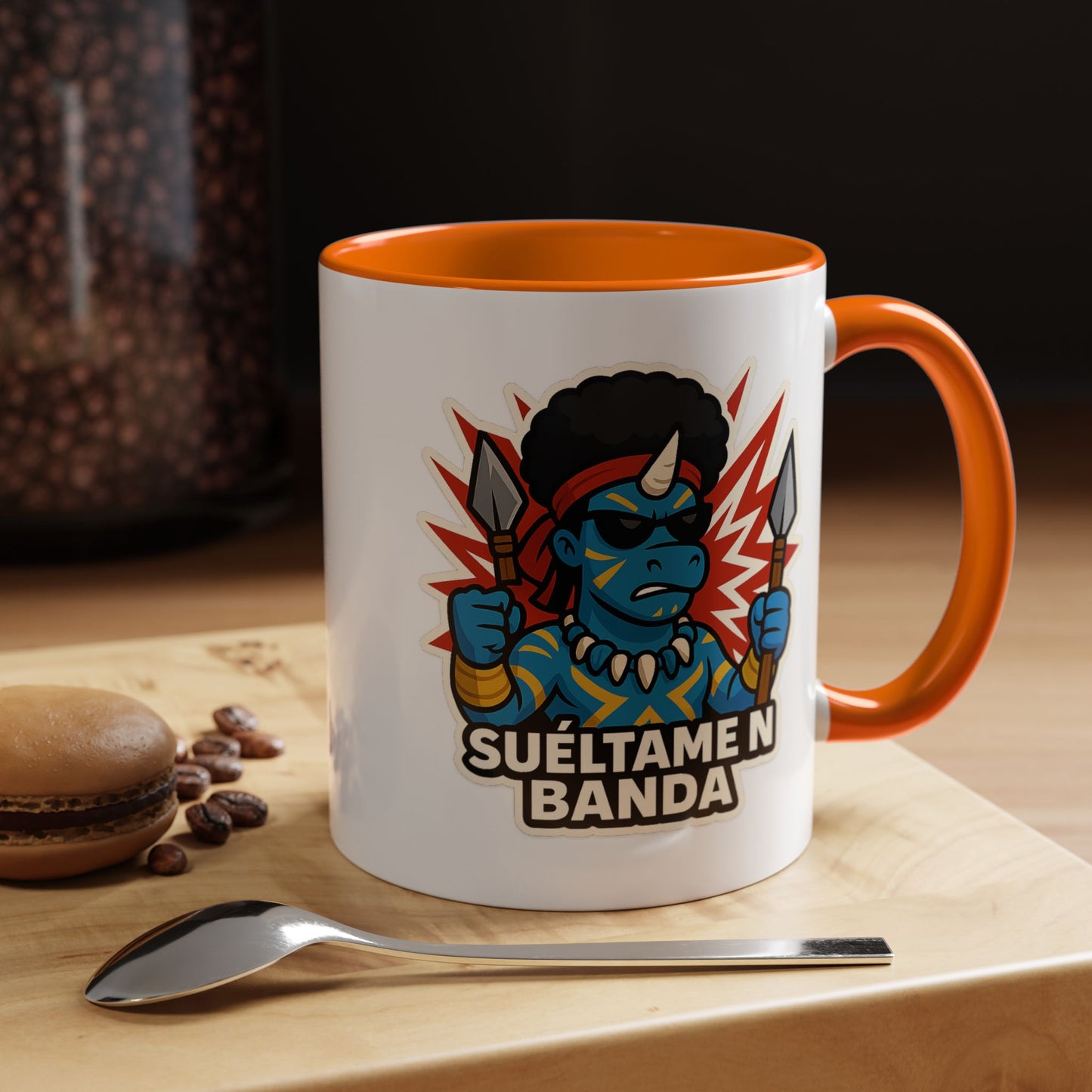 DO - Taza Cerámica - Suéltame en Banda: Guerrero Ancestral