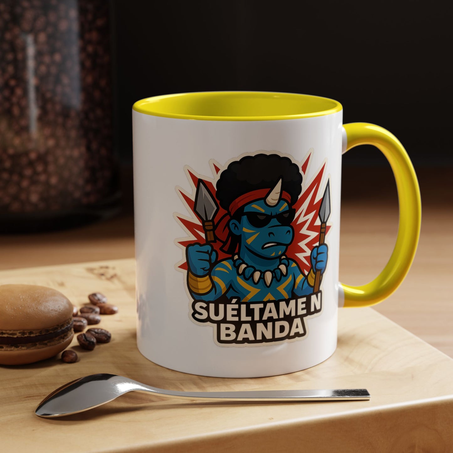 DO - Taza Cerámica - Suéltame en Banda: Guerrero Ancestral