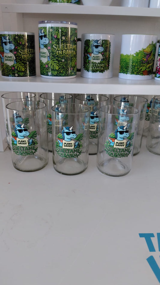 Vaso vidrio reciclado WildonLibre